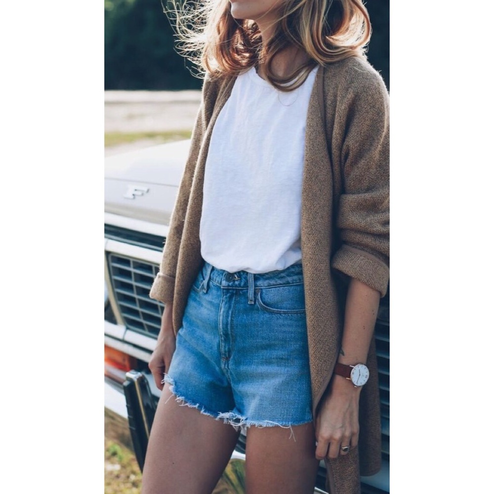 NWT High Rise Shortie Shorts